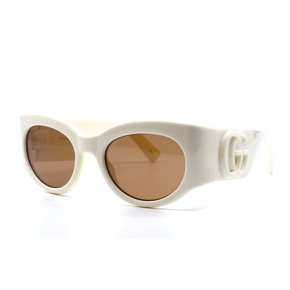 NEW GUCCI GG1544S 004 IVORY BROWN AUTHENTIC SUNGLASSES - Picture 6 of 16